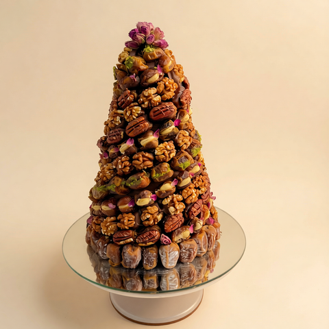 Sukkari Dates Tower Stuffed with Nuts — 167 Pieces
