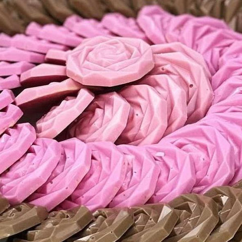 Rose Ombre Chocolate Crystal Tray