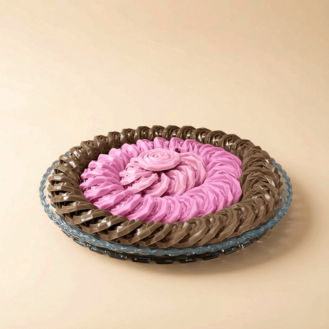 Rose Ombre Chocolate Crystal Tray