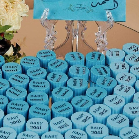 Round Mirror Tray of Name Printed 