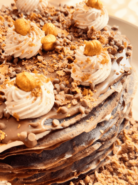 Royal Belgian Chocolate Crepe Cake