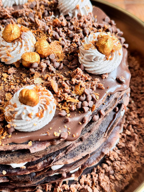 Royal Belgian Chocolate Crepe Cake