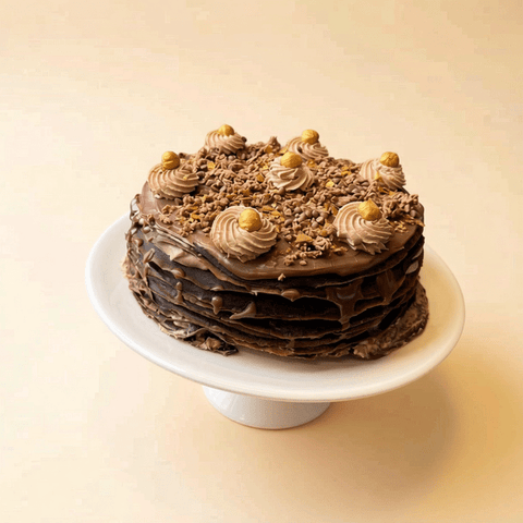 Royal Belgian Chocolate Crepe Cake
