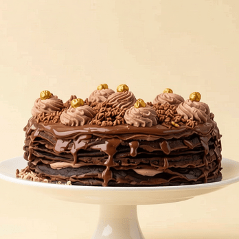 Royal Belgian Chocolate Crepe Cake