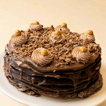 Royal Belgian Chocolate Crepe Cake