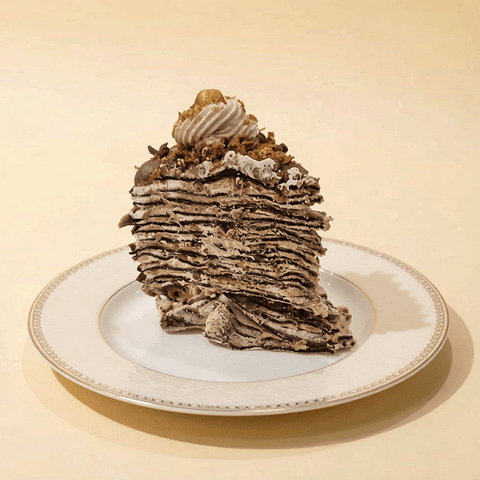 Royal Belgian Chocolate Crepe Cake