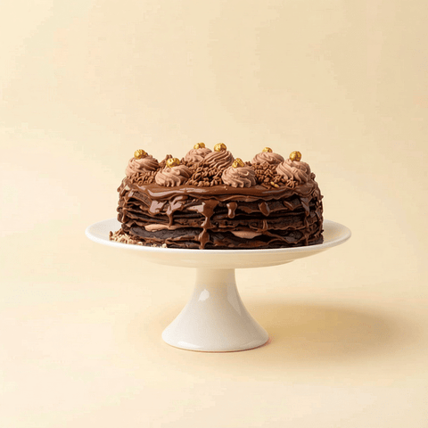 Royal Belgian Chocolate Crepe Cake