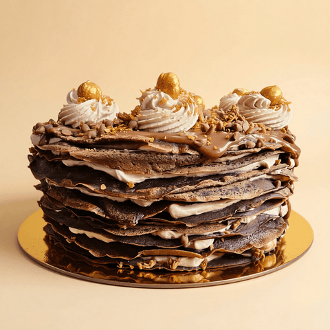 Royal Belgian Chocolate Crepe Cake