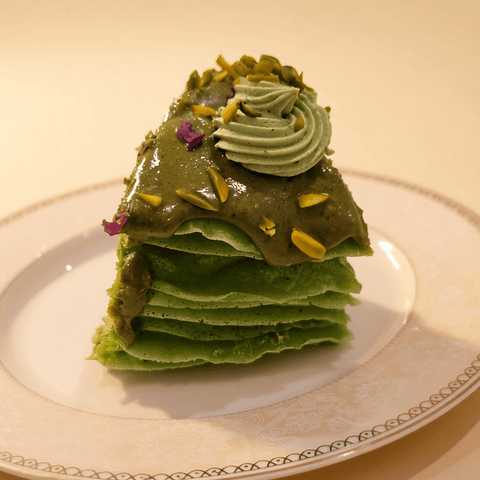 Pistachio Crepe Cake In Kuwait 