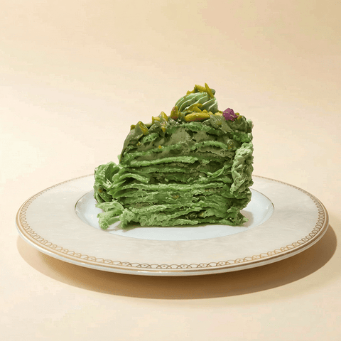 Best Pistachio Crepe Cake