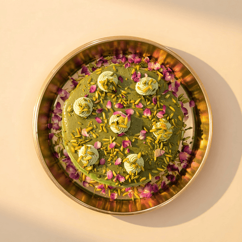 pistachio layered cake