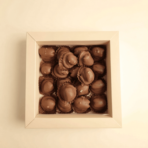Salted Caramel Pecan Chocolate Box — 36 Pieces