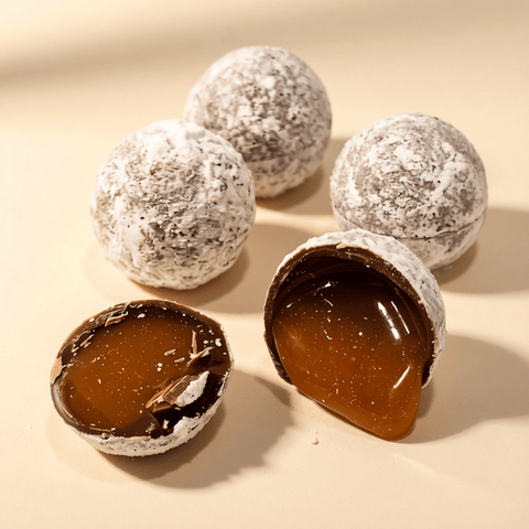 Salty Praline Chocolate Beans Truffle