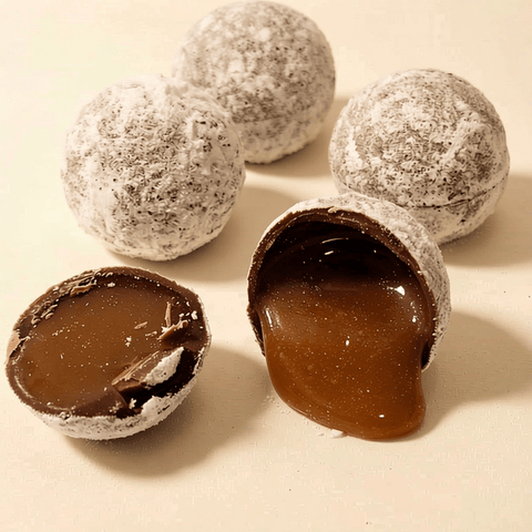 Salty Praline Chocolate Beans Truffle