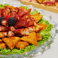 Samosa & Musakhan Plate