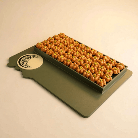 Sesame Brittle with Rahash and Date Molasses
