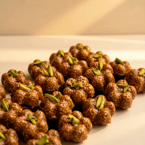 Sesame Brittle with Rahash and Date Molasses