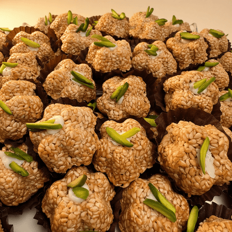 Sesame Brittle with Rahash & Date Molasses — Crystal Plate