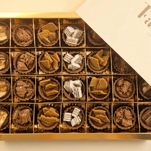 Snickers, Kinder, and Coffee Joy - filled Chocolate Cups Box