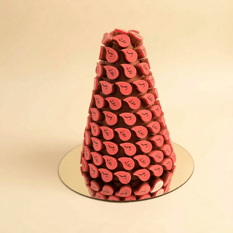 Special Occasions and Engagement Pink Chocolate Tower