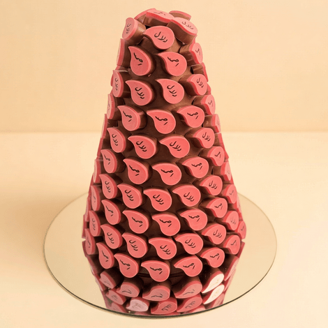 Special Occasions and Engagement Pink Chocolate Tower