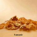Square Crystal Chocolate Tray with Golden Tops