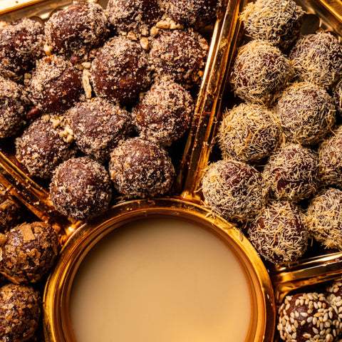 Luxury Tamriyah Date Treats with Tahini Dipping Sauce