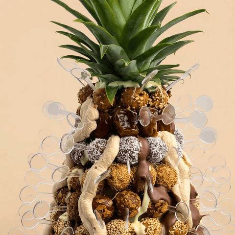 Tower of Sukkari Dates Coated with Various Flavors (40)
