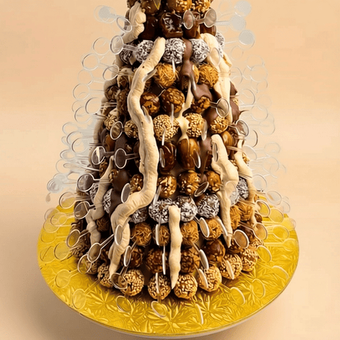 Tower of Sukkari Dates Coated with Various Flavors (40)