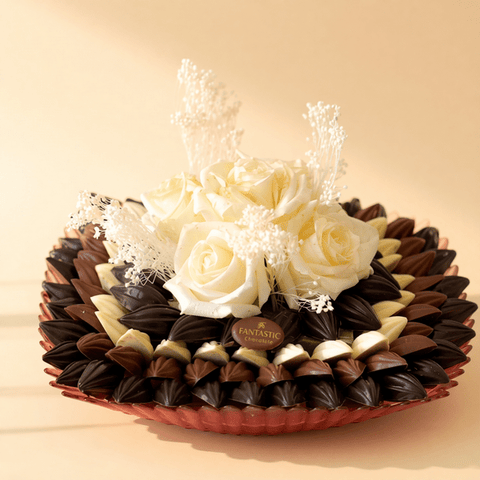 Tray of Brown Shades Chocolates