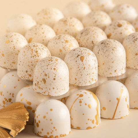 White and Gold Chocolate