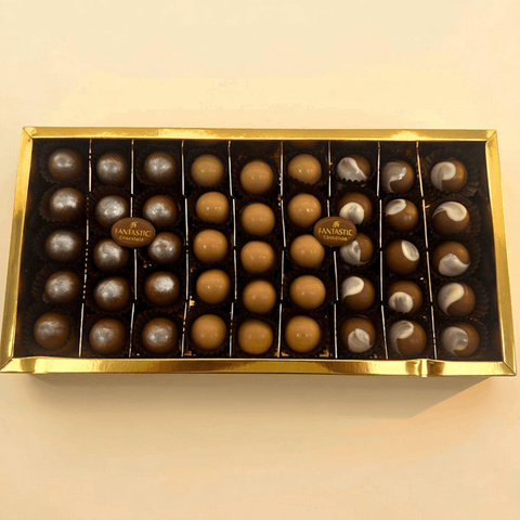White Happiness Box of Mini Chocolate Bites