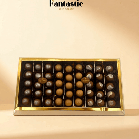 White Happiness Box of Mini Chocolate Bites